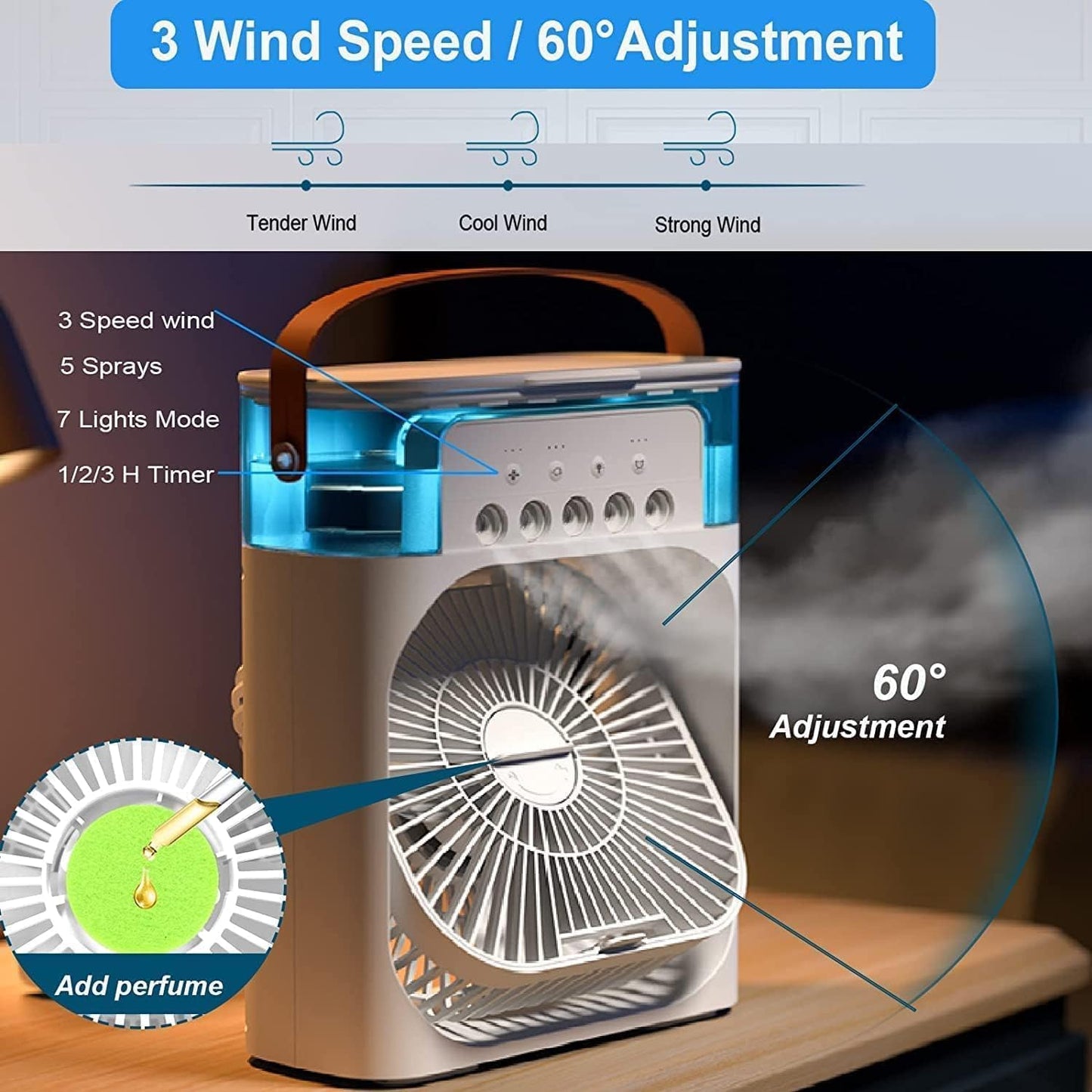 Cool Breeze Mini Cooler Fan
