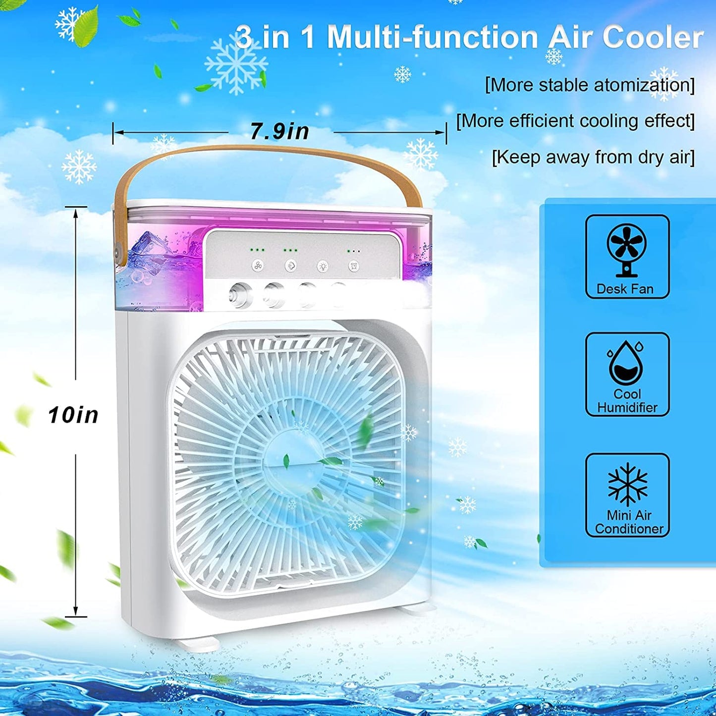 Cool Breeze Mini Cooler Fan